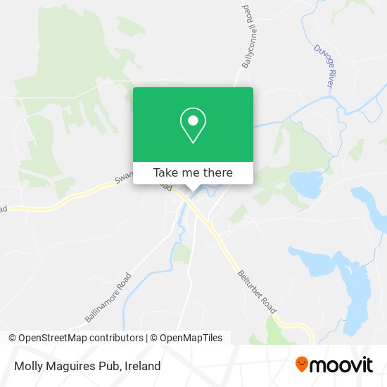 Molly Maguires Pub map