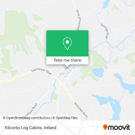 Kilcorby Log Cabins map