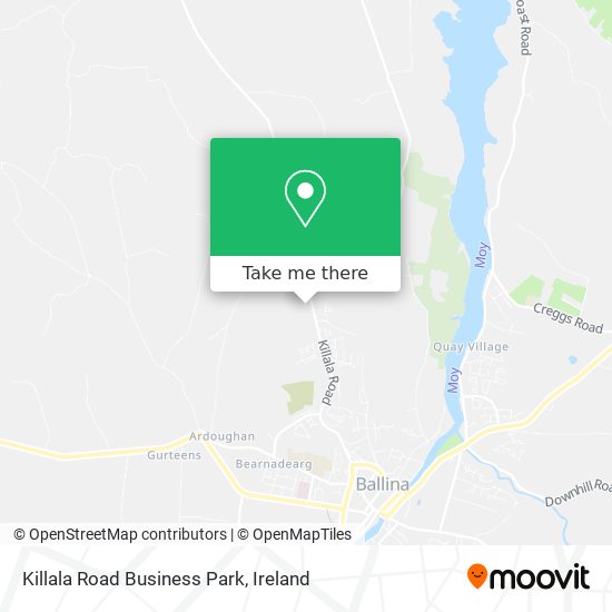 Killala Road Business Park map
