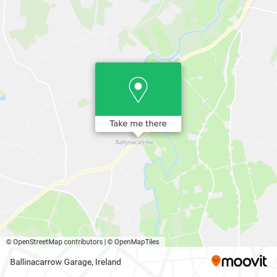 Ballinacarrow Garage map
