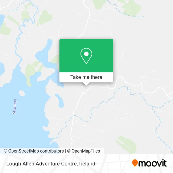 Lough Allen Adventure Centre map