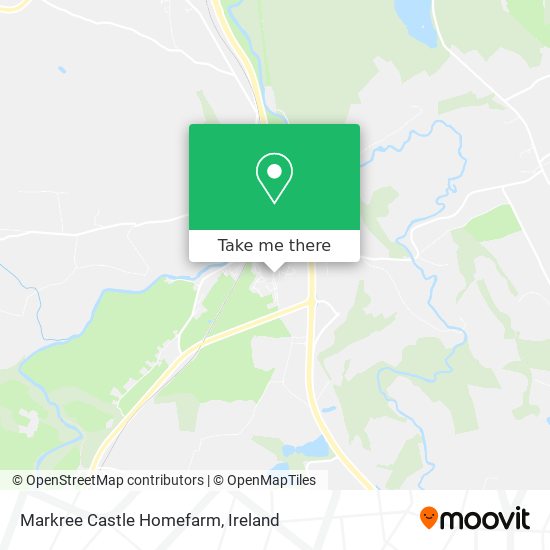 Markree Castle Homefarm map