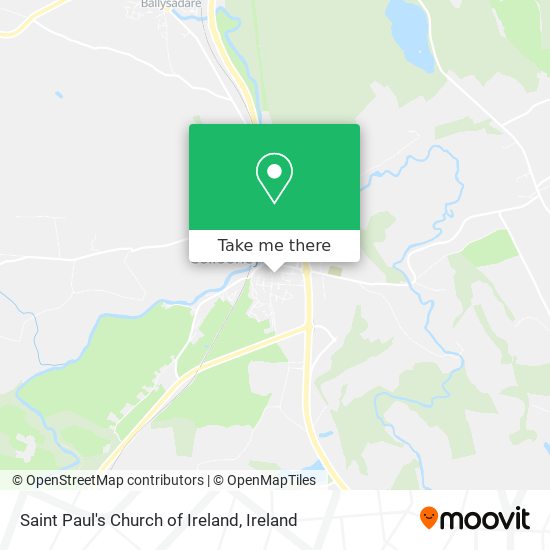 Saint Paul's Church of Ireland map