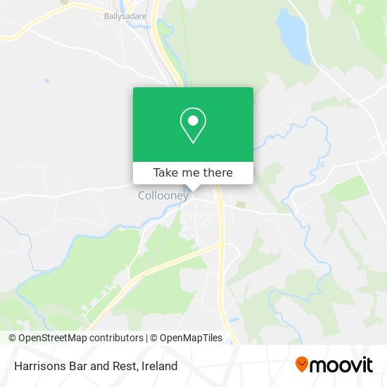 Harrisons Bar and Rest map