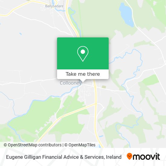 Eugene Gilligan Financial Advice & Services map