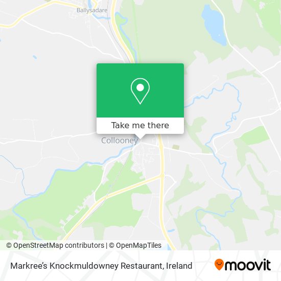 Markree’s Knockmuldowney Restaurant map