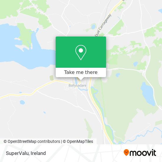 SuperValu map