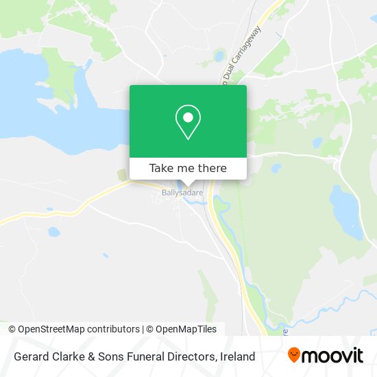 Gerard Clarke & Sons Funeral Directors map