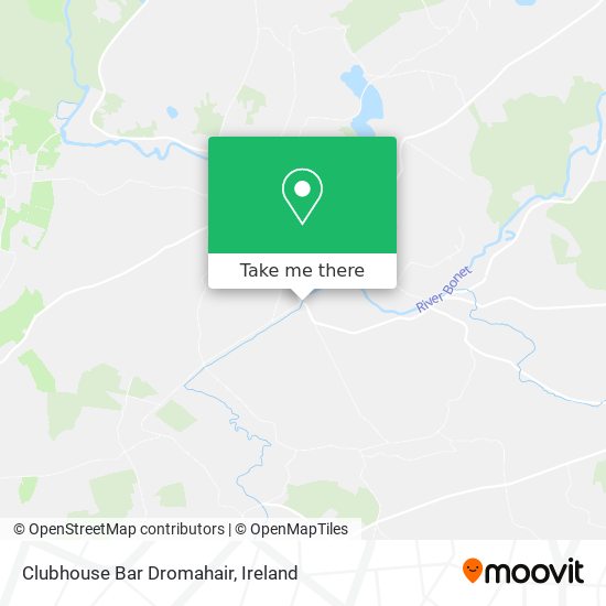 Clubhouse Bar Dromahair map