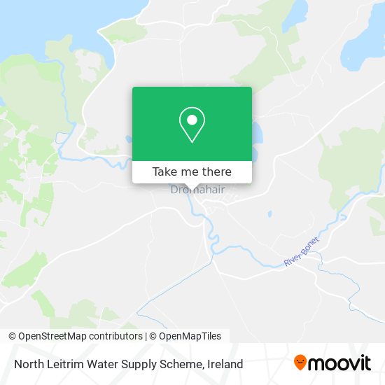 North Leitrim Water Supply Scheme map