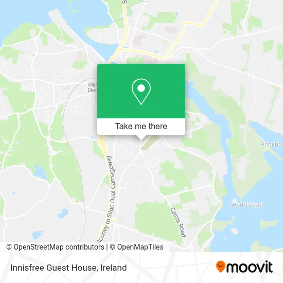 Innisfree Guest House map