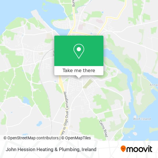 John Hession Heating & Plumbing map