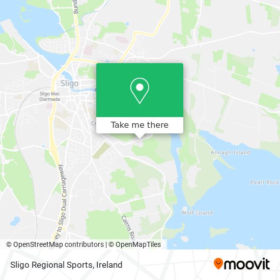 Sligo Regional Sports map