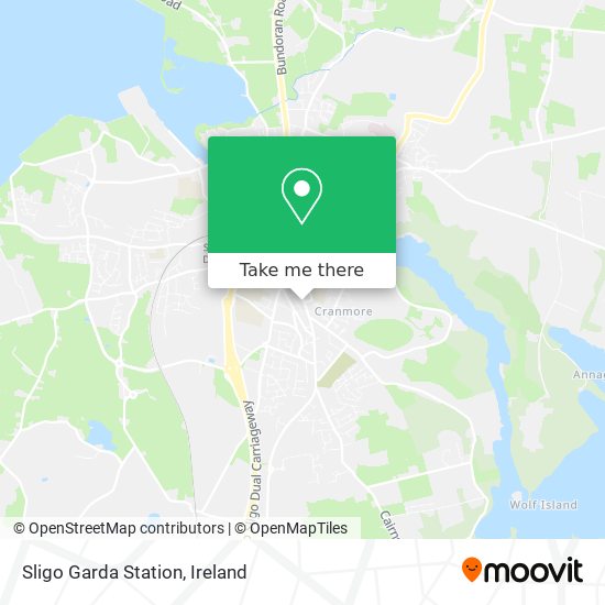 Sligo Garda Station map