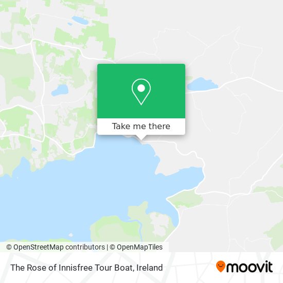 The Rose of Innisfree Tour Boat map
