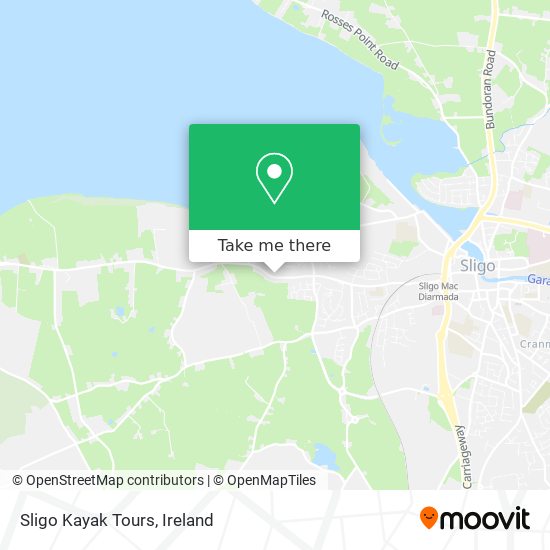 Sligo Kayak Tours map