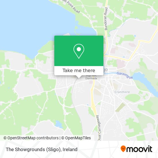 The Showgrounds (Sligo) map