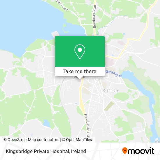 Kingsbridge Private Hospital map