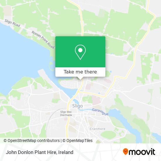 John Donlon Plant Hire map