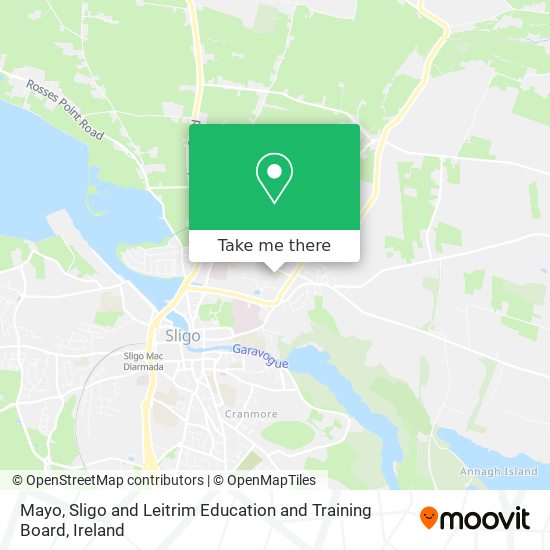 Mayo, Sligo and Leitrim Education and Training Board map