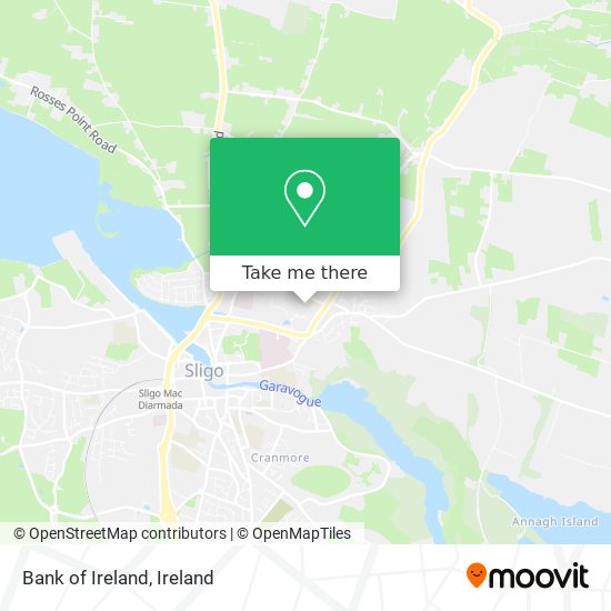 Bank of Ireland map