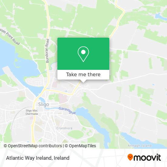 Atlantic Way Ireland map