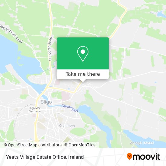 Yeats Village Estate Office map