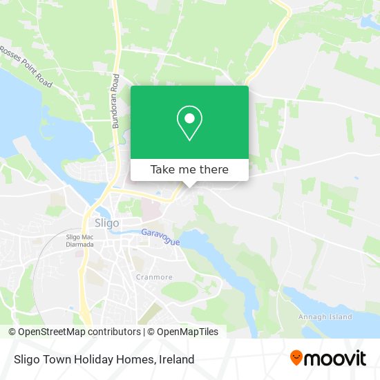 Sligo Town Holiday Homes map