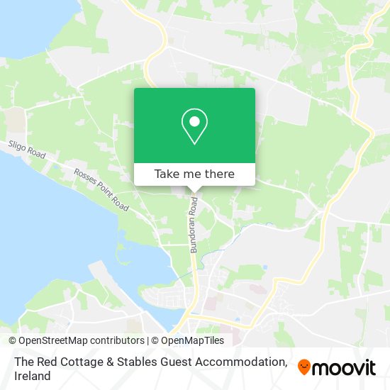 The Red Cottage & Stables Guest Accommodation map