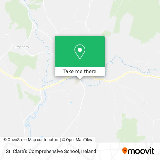St. Clare's Comprehensive School map