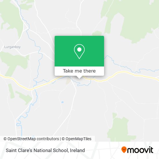 Saint Clare's National School map