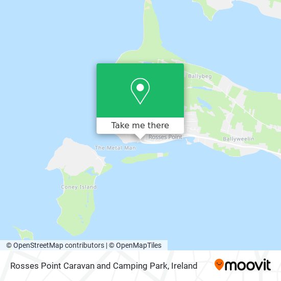 Rosses Point Caravan and Camping Park map