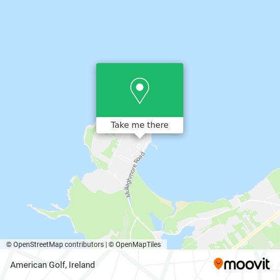 American Golf map