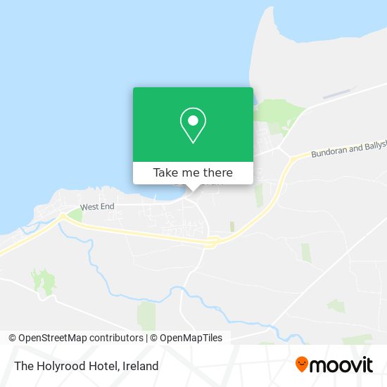 The Holyrood Hotel map