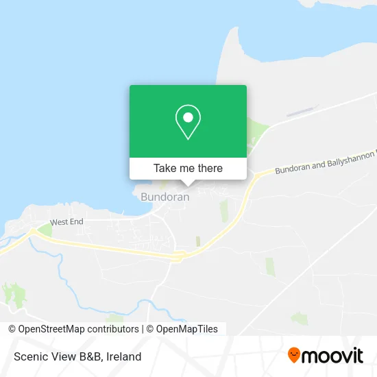 Scenic View B&B map