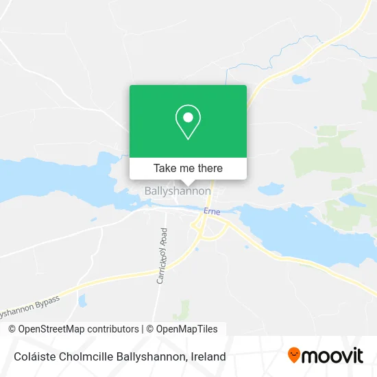 Coláiste Cholmcille Ballyshannon map