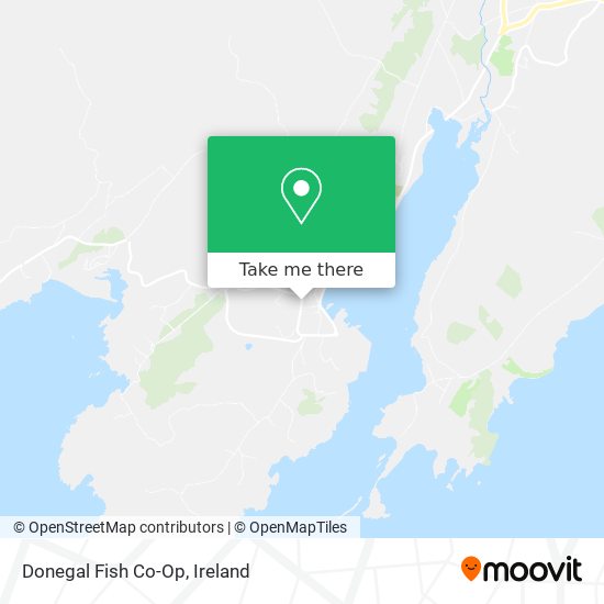 Donegal Fish Co-Op map