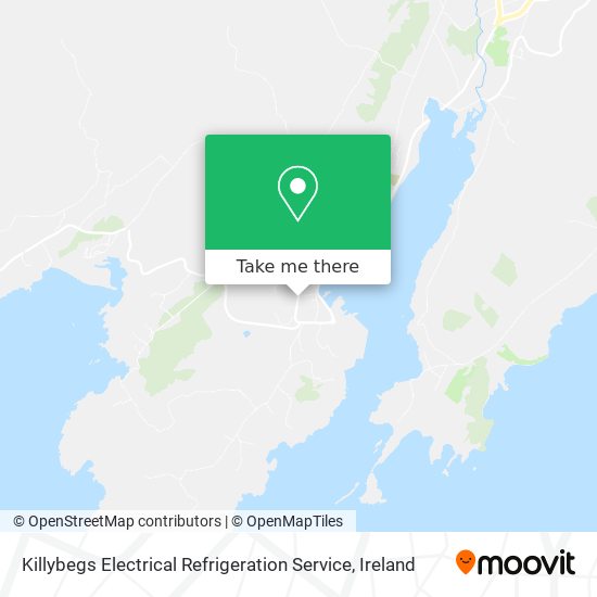 Killybegs Electrical Refrigeration Service map
