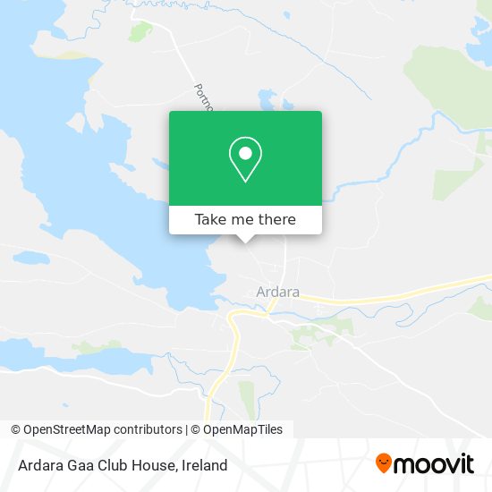 Ardara Gaa Club House map