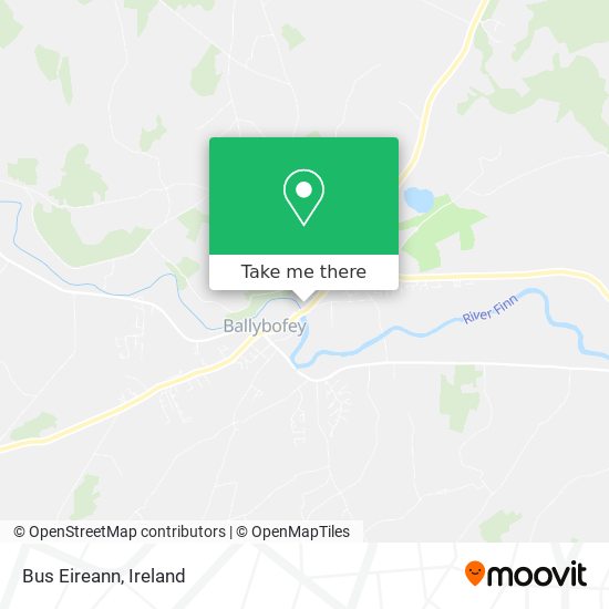 Bus Eireann map