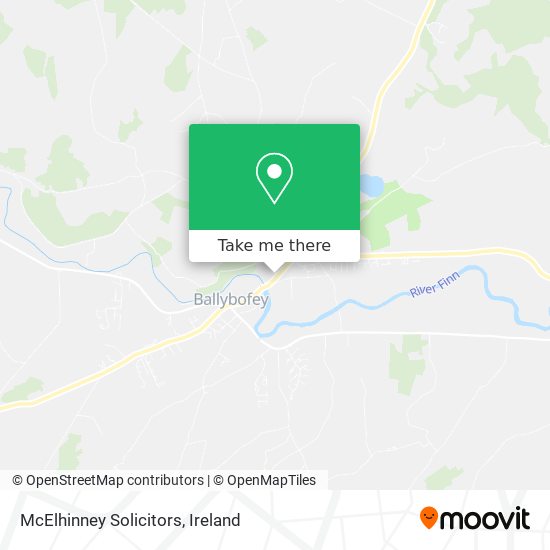 McElhinney Solicitors map