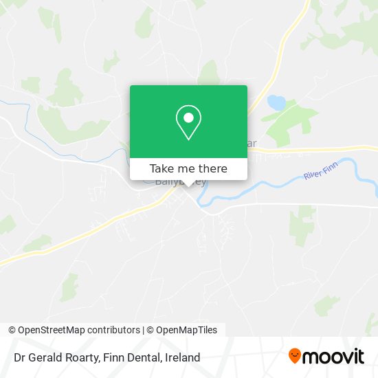 Dr Gerald Roarty, Finn Dental map