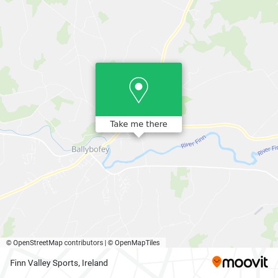 Finn Valley Sports map