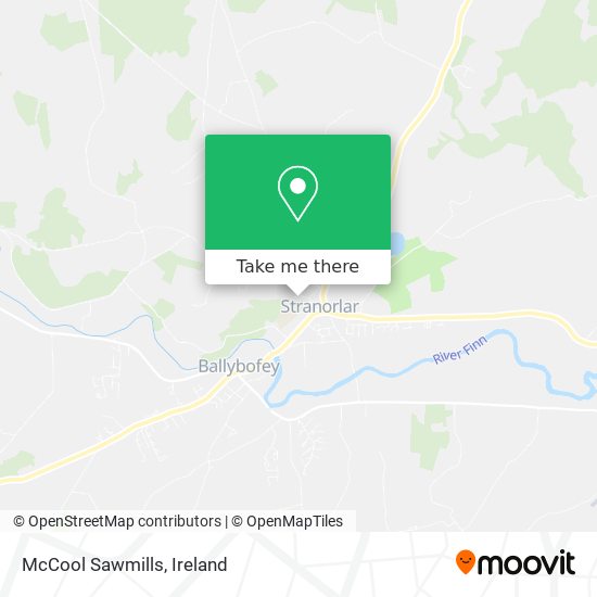 McCool Sawmills map