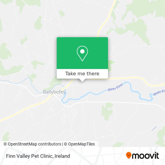 Finn Valley Pet Clinic map
