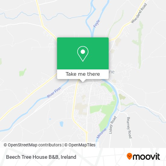 Beech Tree House B&B map