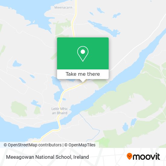 Meeagowan National School map