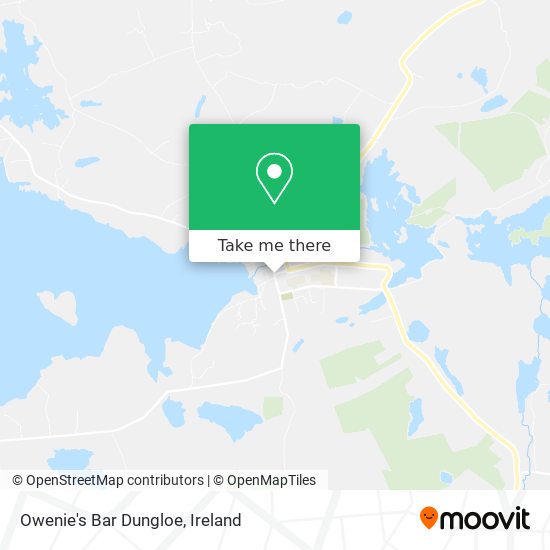 Owenie's Bar Dungloe map