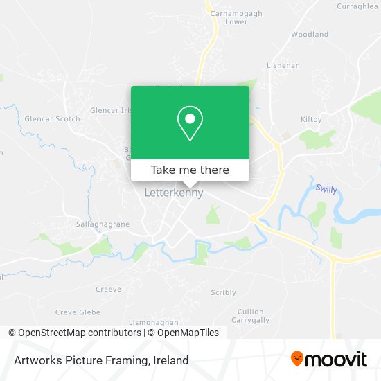 Artworks Picture Framing map