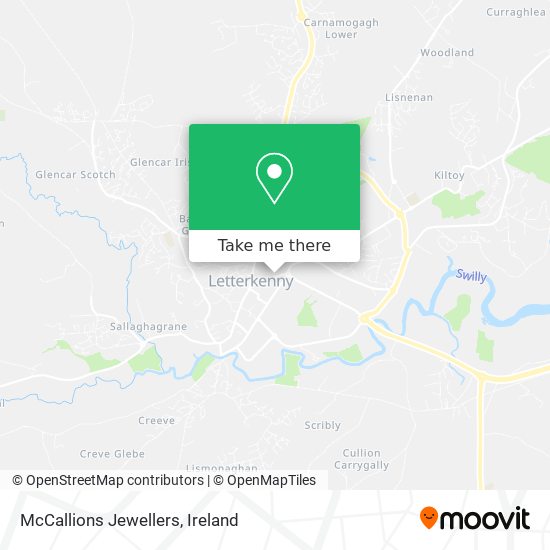 McCallions Jewellers map